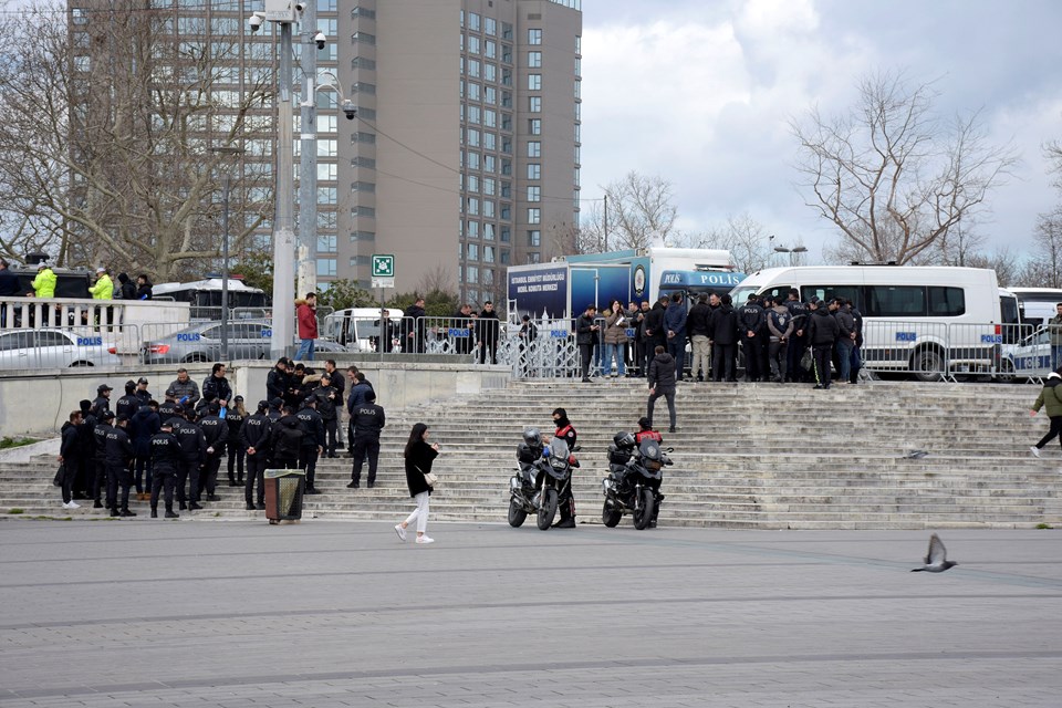 Taksim'de 8 Mart önlemleri - 1