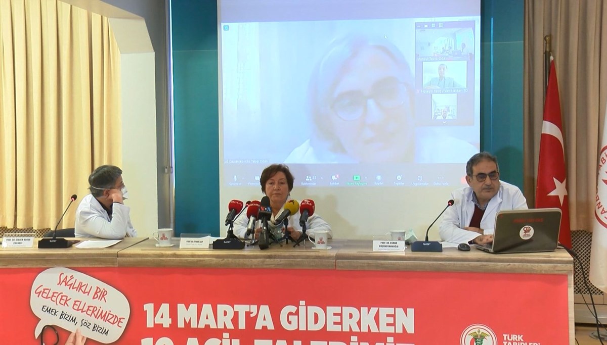 Türk Tabipleri Birliği'nden 14-15 Mart'ta grev kararı