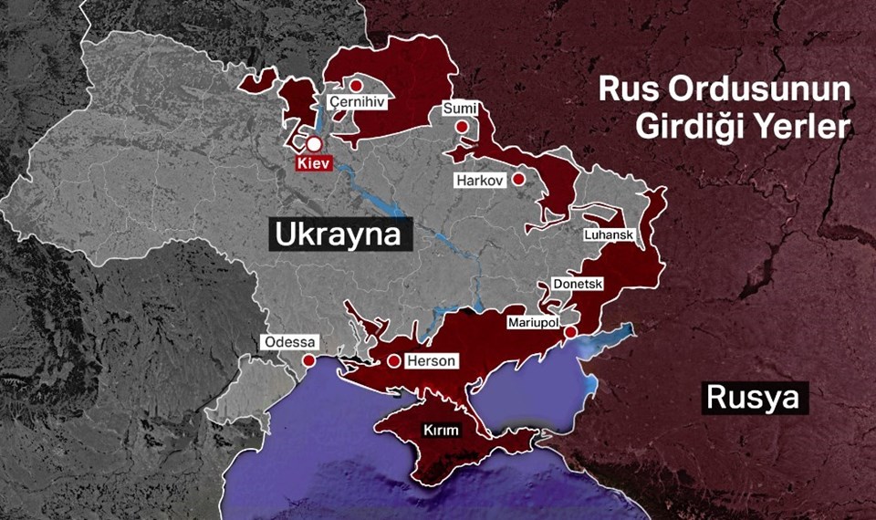 Rusya'nın Ukrayna'ya saldırısının 22. gününde ülkedeki son durum.