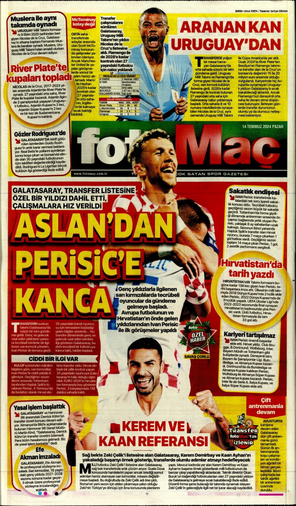 "Devlerle yarışa girdi: Hedef Felix" (14 Temmuz 2024 spor manşetleri) - 16