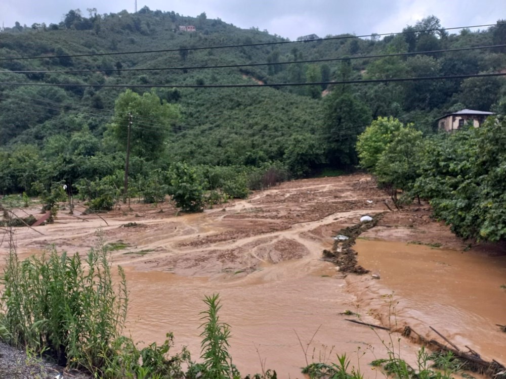 Giresun'da sel ve heyelan: Bir kişi kayıp - 14