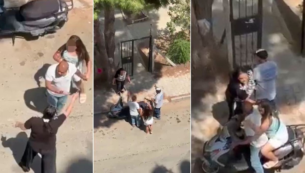 Kızını sokakta bıçakla kovalayan anne gözaltında