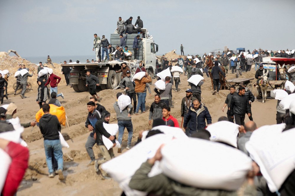 Gazze Şeridi'nde "Yemek istiyoruz" sloganları - 3