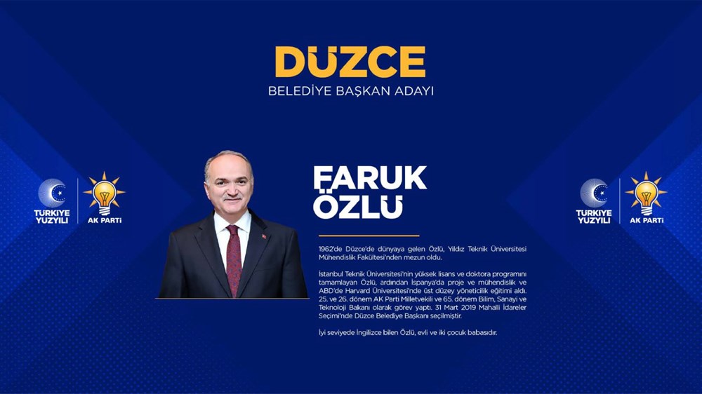Cumhurbaşkanı Erdoğan 26 kentin belediye başkan adaylarını
açıkladı (AK Parti belediye başkan adayları) - 19