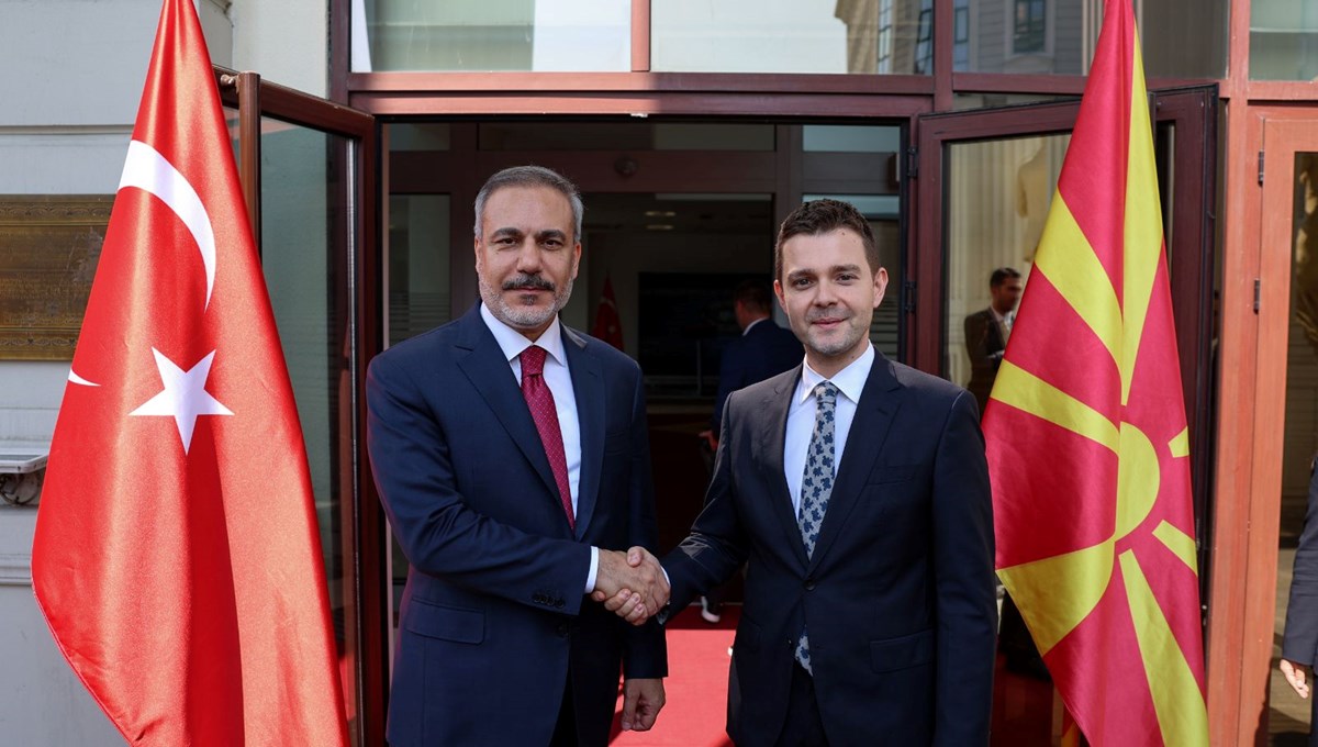 Hakan Fidan Üsküp'te: Hakan Fidan Üsküp'te: