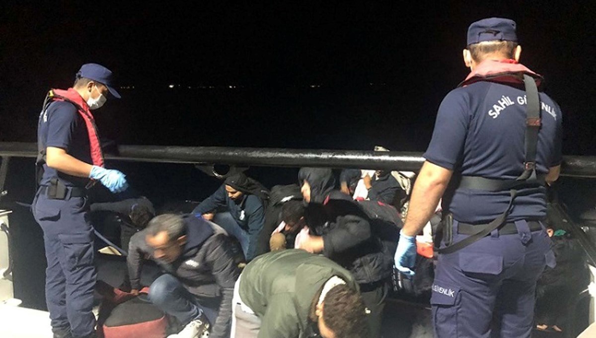 Bodrum'da 44 kaçak göçmen yakalandı Bodrum'da 44 kaçak göçmen yakalandı