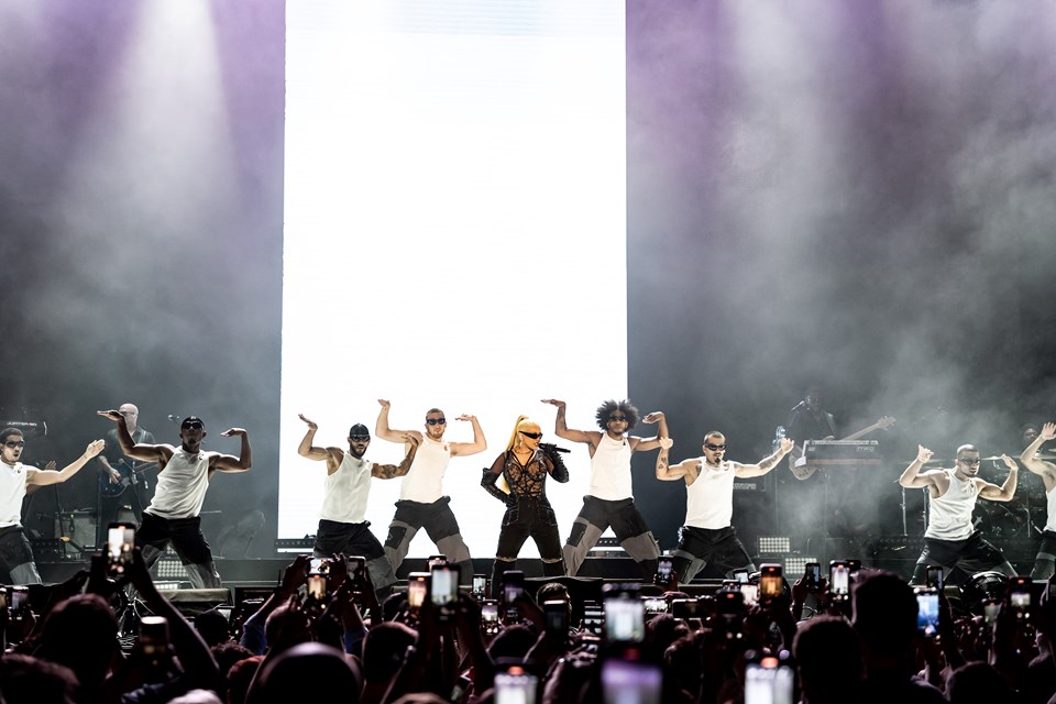 Grammy ödüllü şarkıcı Christina Aguilera Antalya'da konser verdi - 3