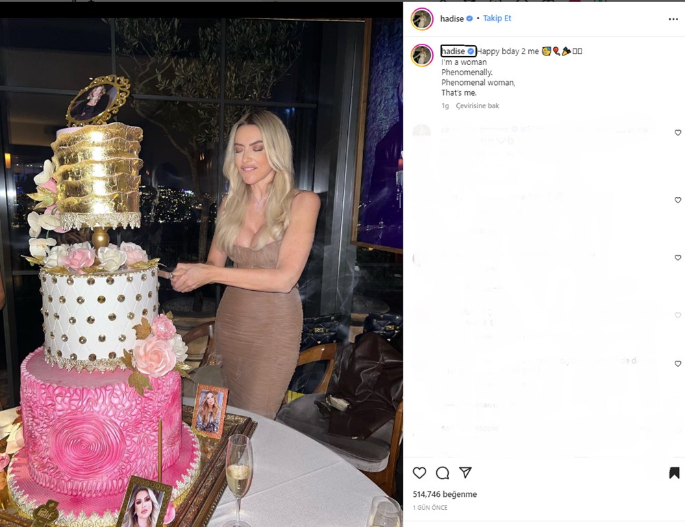 Hadise'nin doğum günü kutlaması: Efsane bir kadınım - 2