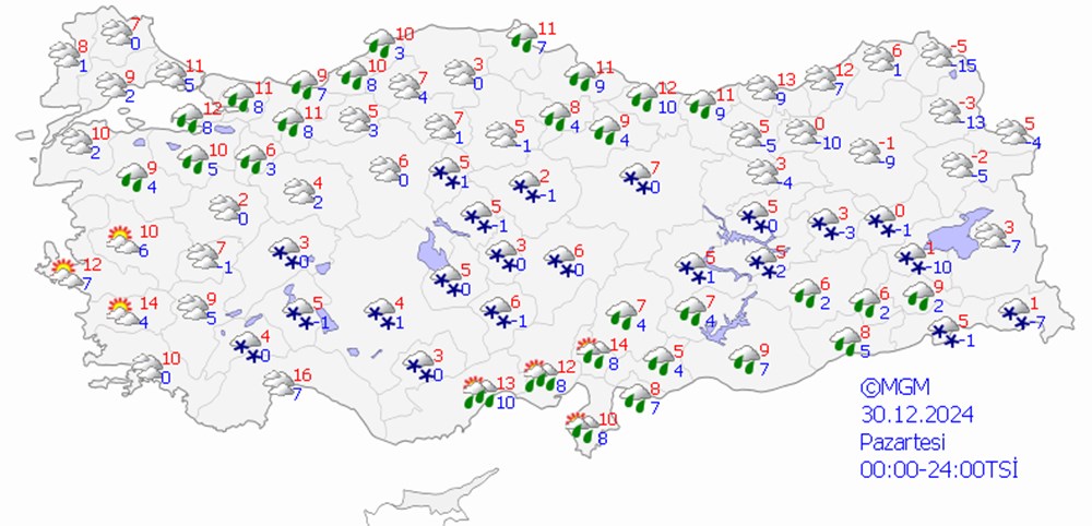 Meteorolojiden 9 il için sarı kod: AKOM’dan İstanbul’a hafta sonu uyarısı - 14