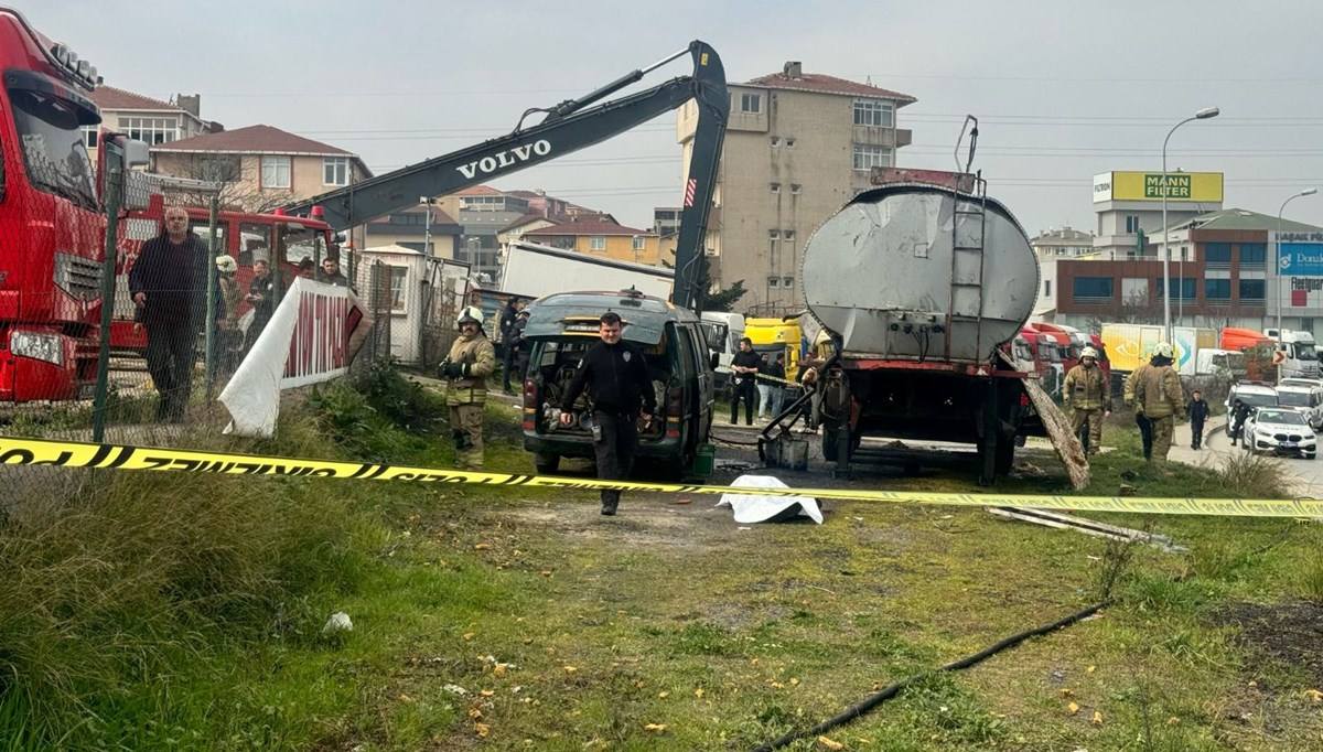 İstanbul'da akaryakıt tankerinde patlama: 1 ölü