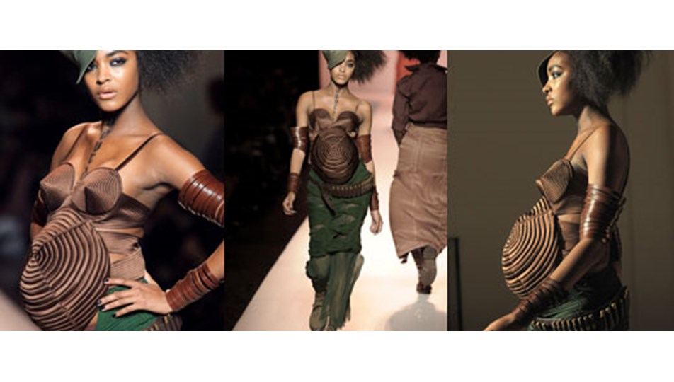 Jean Paul Gaultier’den hamile kıyafeti