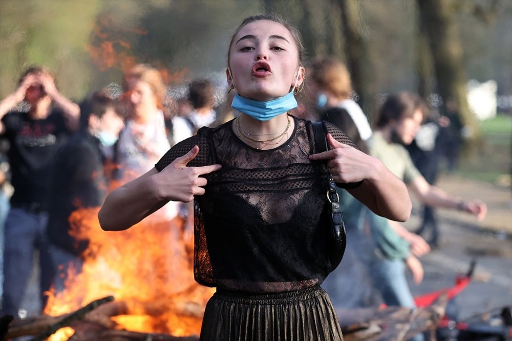 Police intervened when the festival, which was announced as April 1 joke in Belgium, turned into reality.