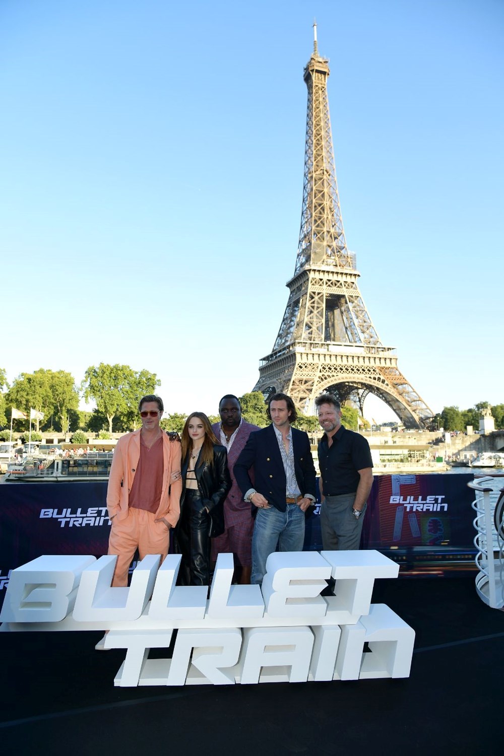 Brad Pitt 'Suikast Treni' (Bullet Train) filmi için Paris'te - 7