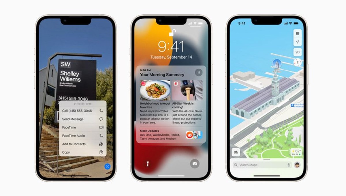 Apple iOS 15'i erişime açtı: İşte iPhone telefonlara gelecek değişiklikler