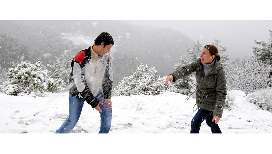 Marmaris'e 22 yıl sonra kar yağdı