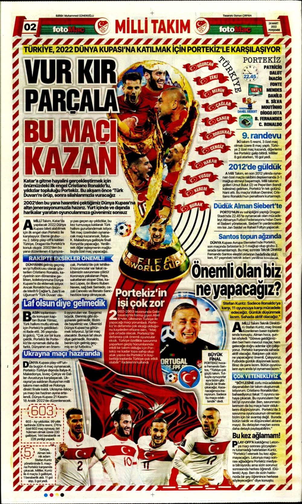 Günün spor manşetleri (24 Mart 2022) - 2