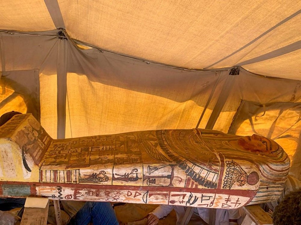 Mısır'da 2 bin 500 yıl öncesine ait 27 lahit bulundu - 3