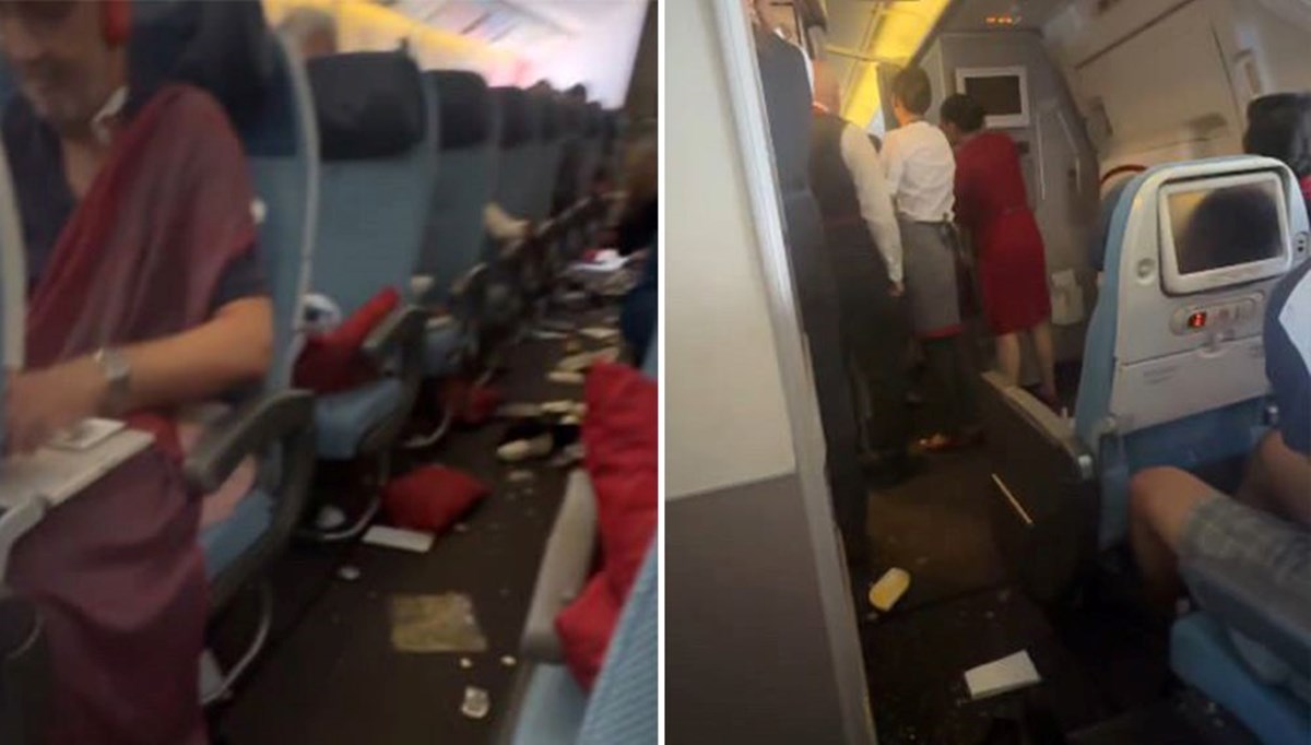 Türk Hava Yolları uçağı inişe kısa süre kala türbülansa girdi: 6 yaralı Türk Hava Yolları uçağı inişe kısa süre kala türbülansa girdi: 6 yaralı
