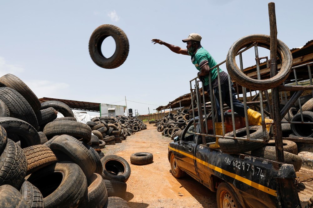 Nijerya’da ‘siyah altın’ girişimi: Kullanılmış lastikler geri dönüşüme kazandırılıyor - 5