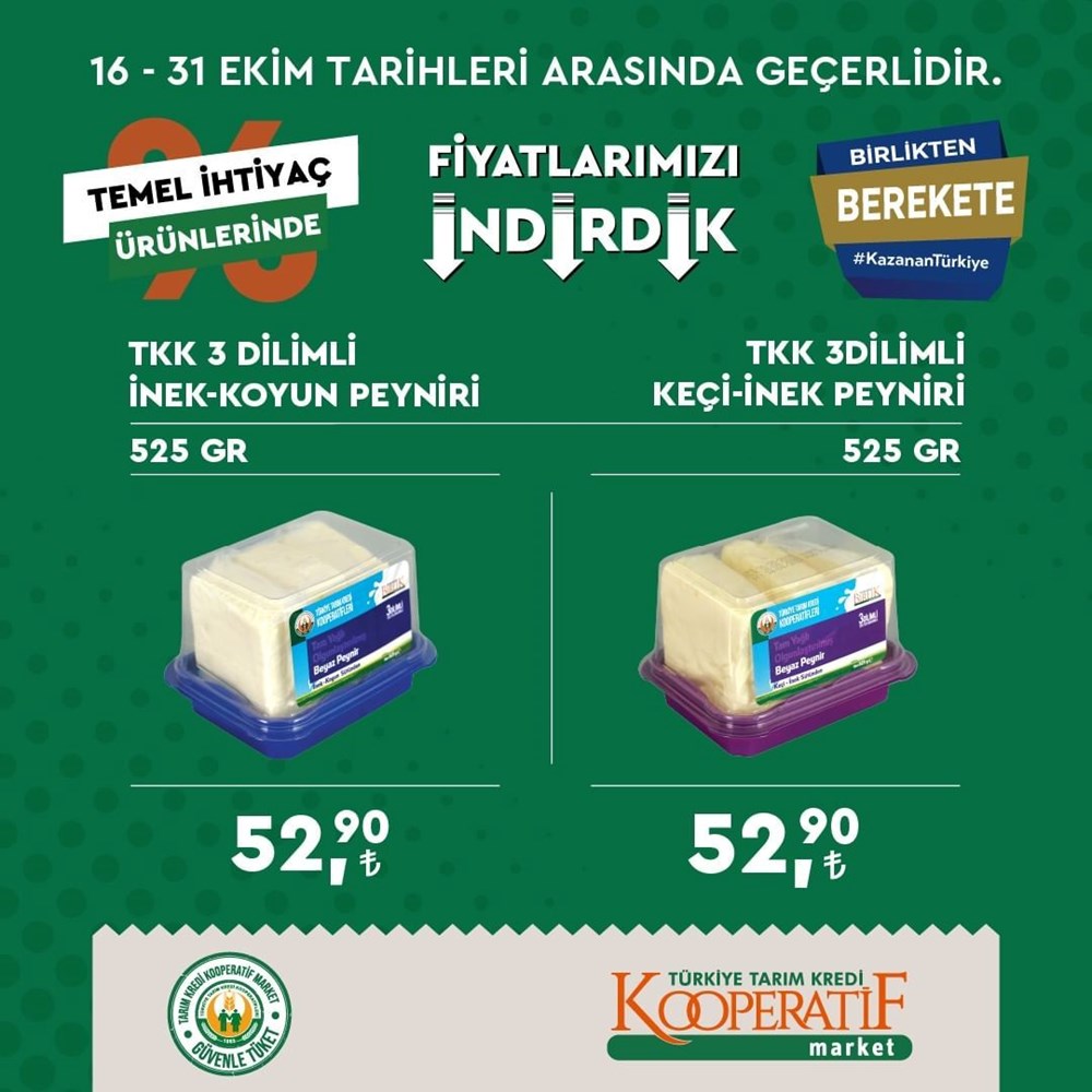 Tarım Kredi Kooperatif Market temel ihtiyaç ürünlerinde büyük indirimler (17-31 Ekim güncel indirimli ürünler kataloğu) - 32