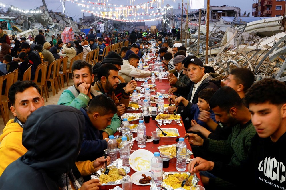Gazze'de buruk Ramazan sofrası: