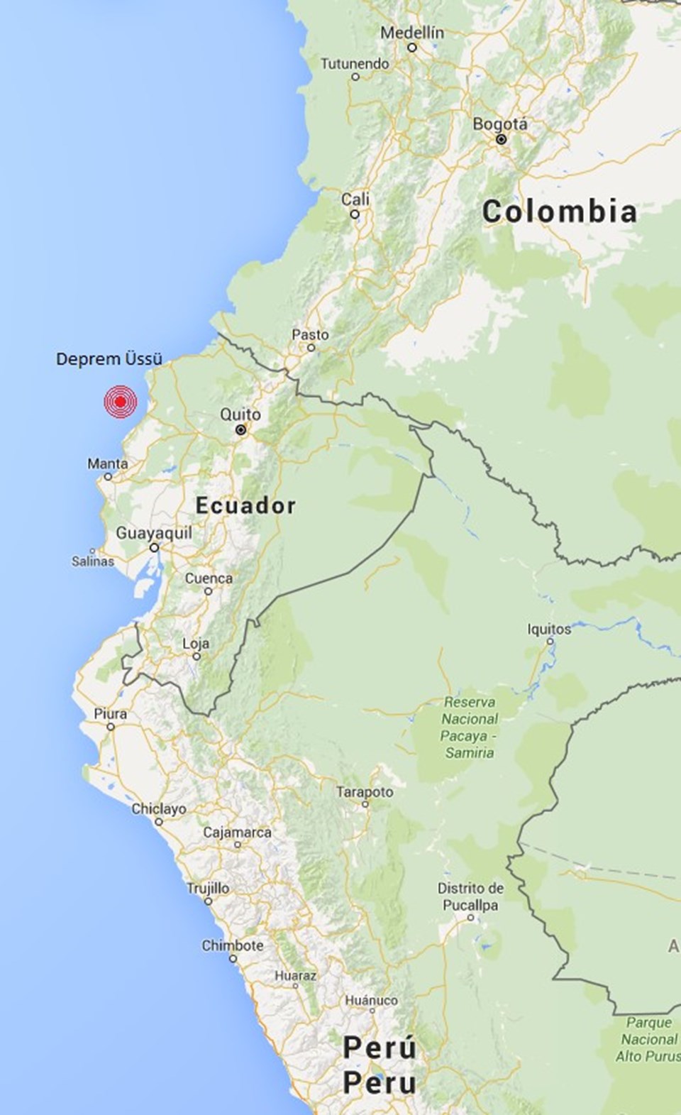 Ekvador'da 7.8 büyüklüğünde deprem - 2