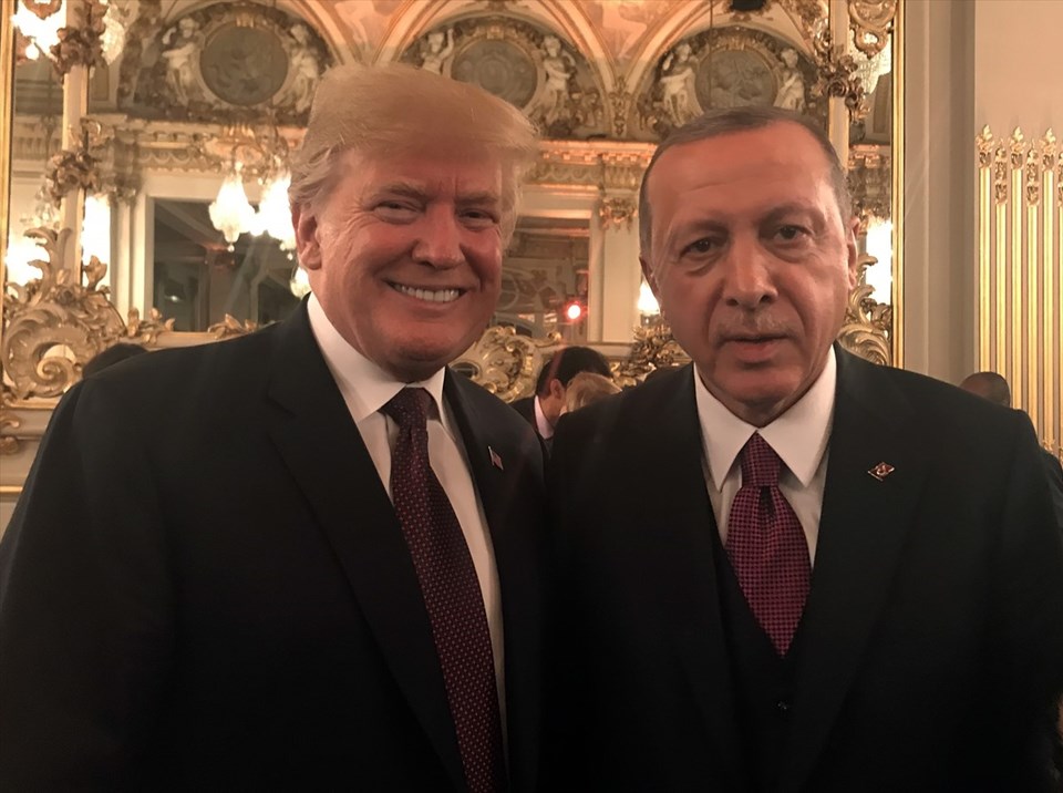 SON DAKİKA: Cumhurbaşkanı Erdoğan, Paris'te ABD Başkanı Trump ile görüştü - 1