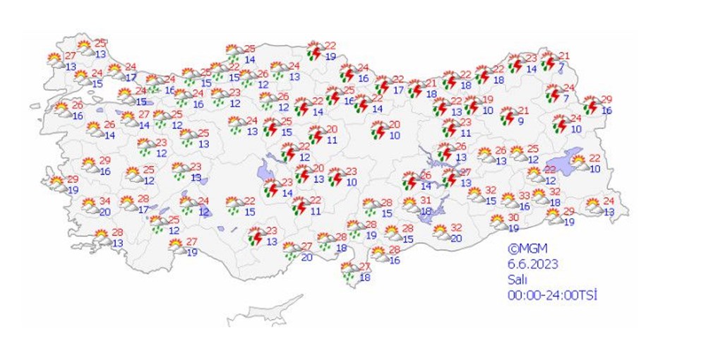 30 il sağanak uyarısı (Meteorolojiden 5 günlük rapor) - 16