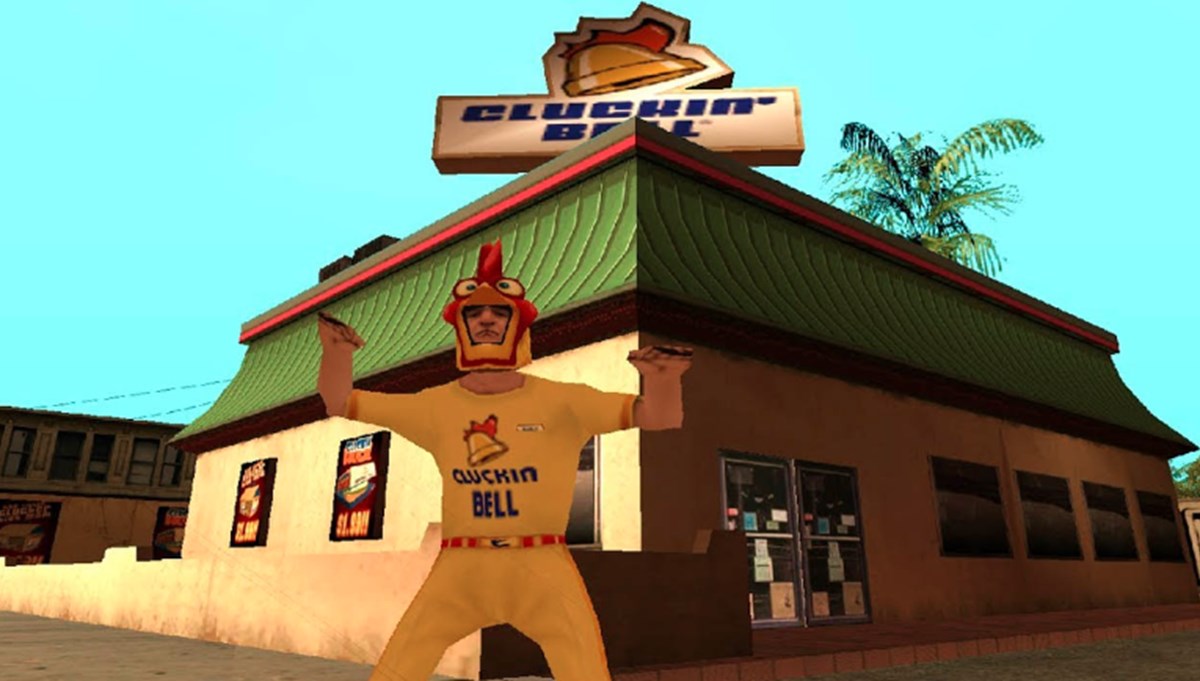 GTA serisinin fast food zinciri Cluckin Bell restoranı gerçek oldu