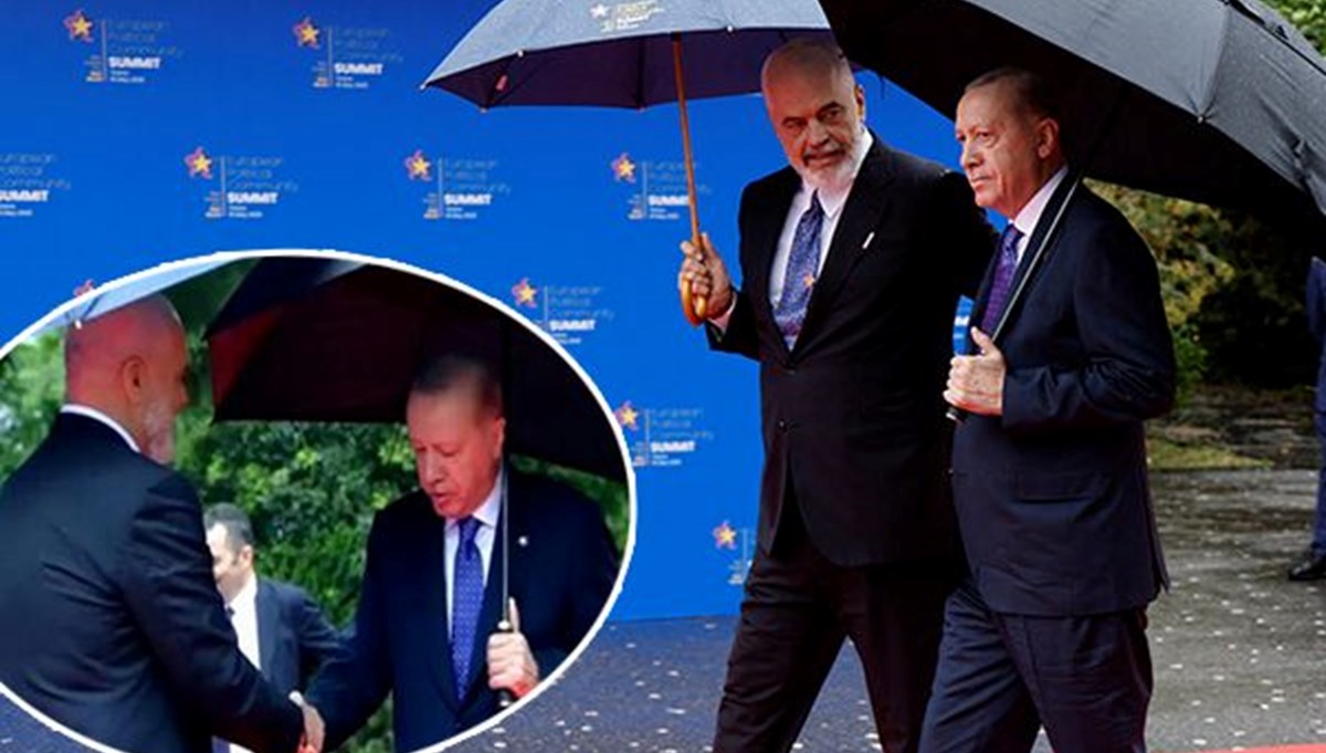 Avrupa Siyasi Topluluğu Zirvesi'ne Edi Rama'nın ayakkabısı damga vurdu Avrupa Siyasi Topluluğu Zirvesi'ne Edi Rama'nın ayakkabısı damga vurdu