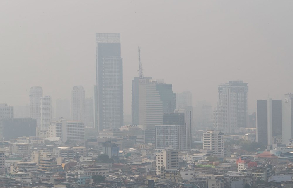 Tayland'da hava kirliliği tehdidi