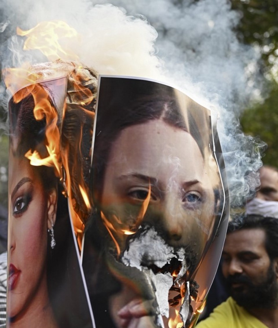Rihanna ve Greta Thunberg posterlerini yaktılar: Greta hakkında suç duyurusu - 2