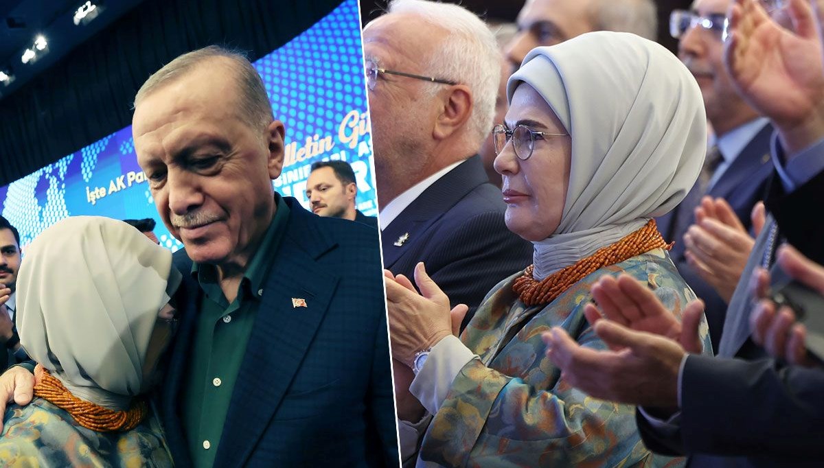 Emine Erdoğan ağladı