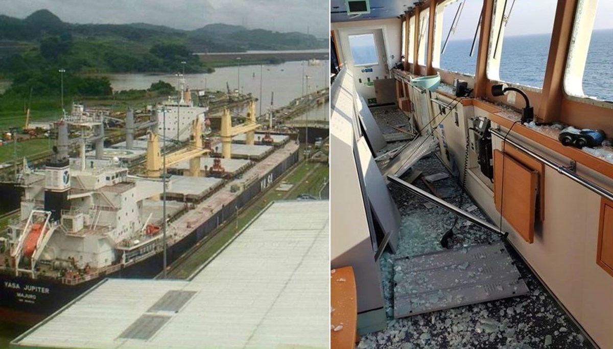 SON DAKİKA: Karadeniz'de Türk gemisine bomba isabet etti