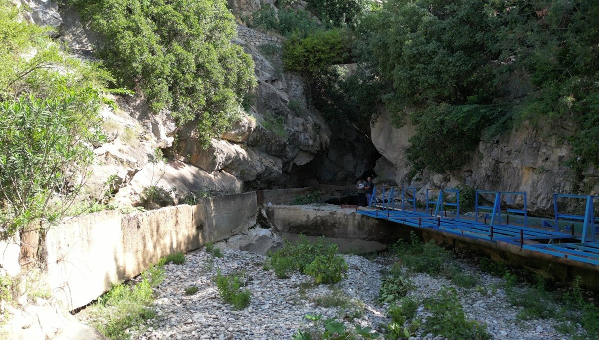 Son 65 yılın en kurak yılı kanyonu kuruttu