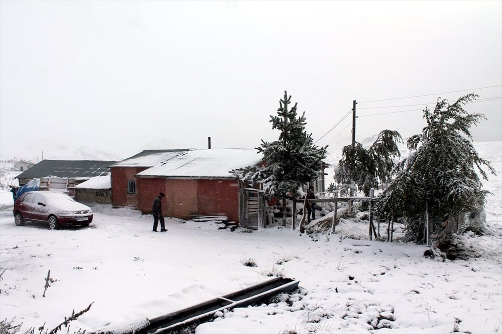 Yurttan manzaralar: Kar erken geldi - 43
