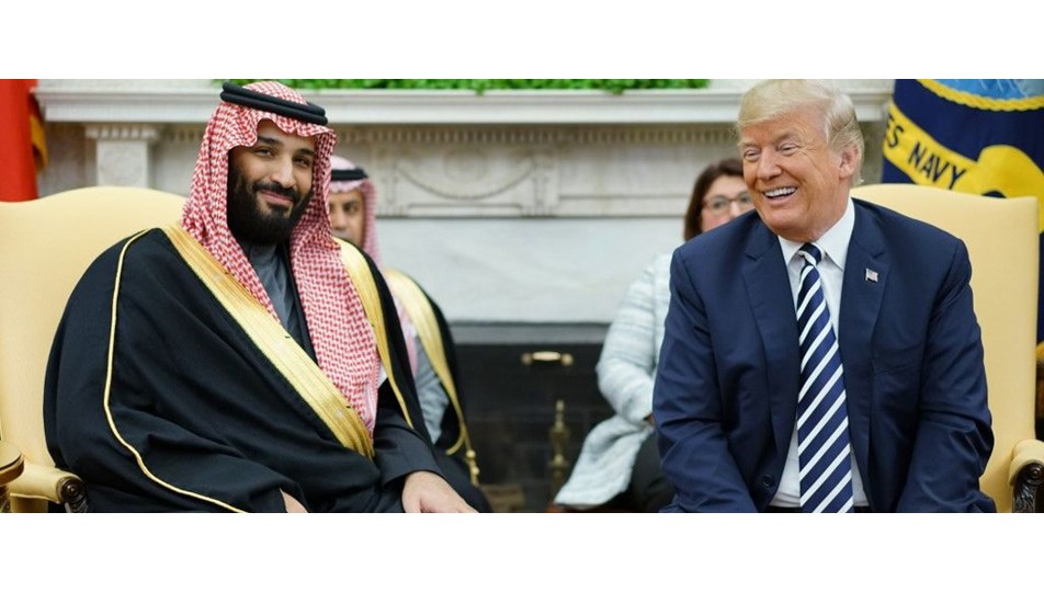 ABD Başkanı Trump Suudi Veliaht Bin Selman'la görüştü