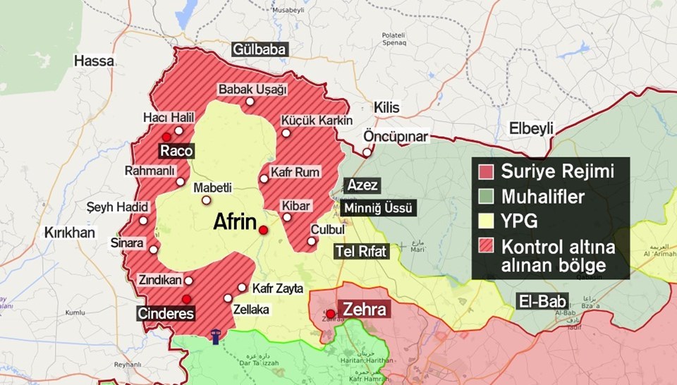 Son dakika haberi... Afrin'de 8 köy terörden temizlendi - 1