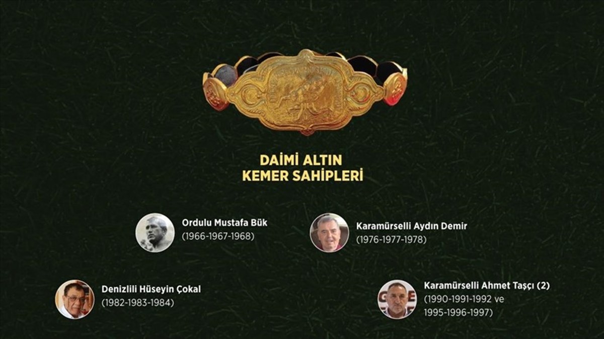 Kırkpınar altın kemer sahibi başpehlivanlar kimler? Yağlı güreşin en prestijli ödülü 