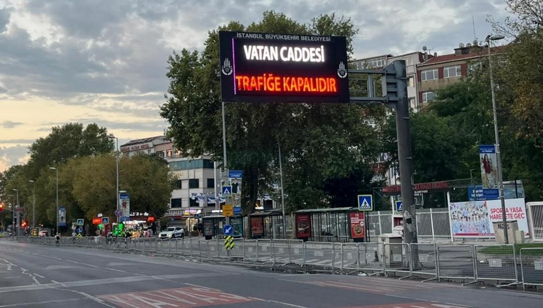 İstanbul'da bazı yollar trafiğe kapatıldı