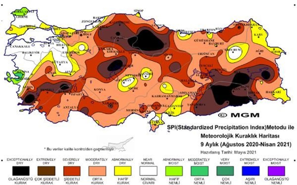 Üç bölgede 'olağanüstü' kuraklık - 8