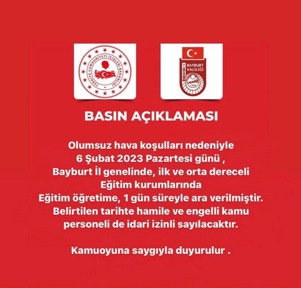 Pazartesi (bugün) İstanbul'da okullar tatil mi, hangi illerde okullar tatil edildi? İşte kar nedeniyle yarıyıl tatili uzatılan iller (İstanbul, Ankara, Sivas, Diyarbakır, Gaziantep, Bingöl...) - 23