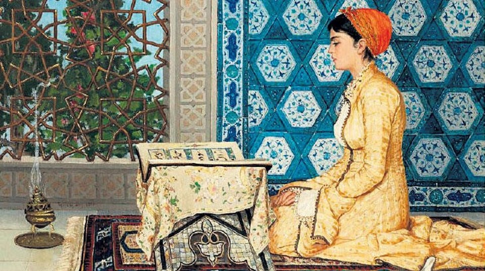 Osman Hamdi Bey'in Kur'an Okuyan Kız tablosu rekor fiyata satıldı - 1