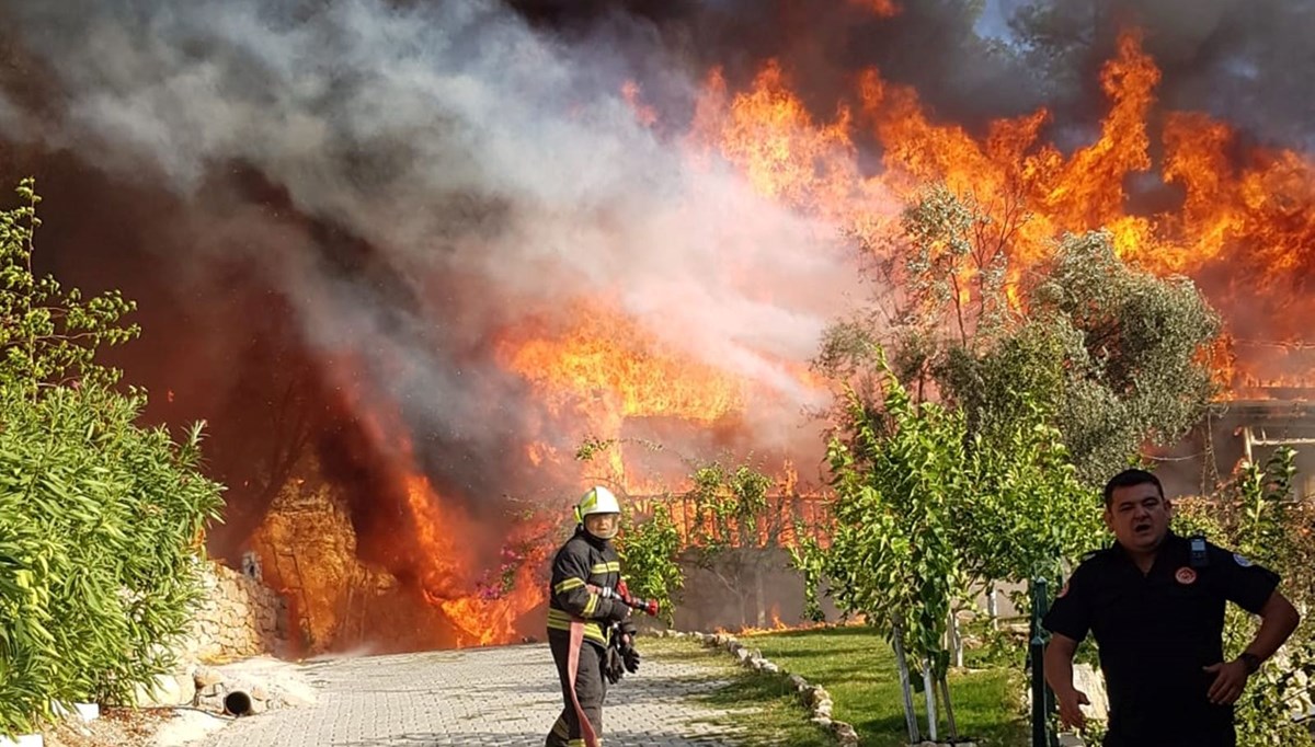 Göcek'te orman yangını