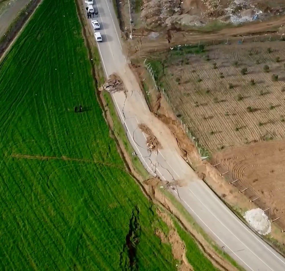 Kahramanmaraş’taki fay kırığı böyle görüntülendi - 5