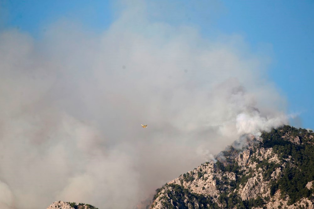 Antalya Kemer'deki orman yangını 2. gününde - 5