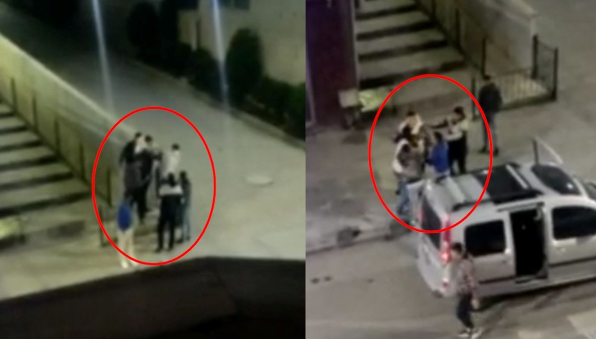 Dakikalarca dövüldü, zorla araca bindirilip götürüldü