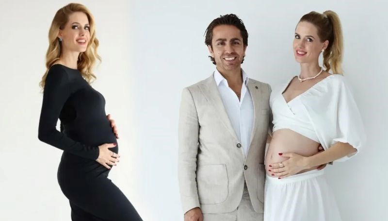 Wilma Elles'ten karnı burnunda yeni kareler