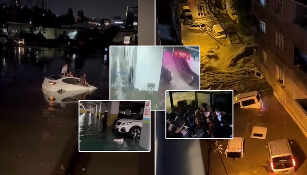 İstanbul'u sağanak vurdu: Ev ve iş yerlerini su bastı, sele kapılan 2 kişi hayatını kaybetti
