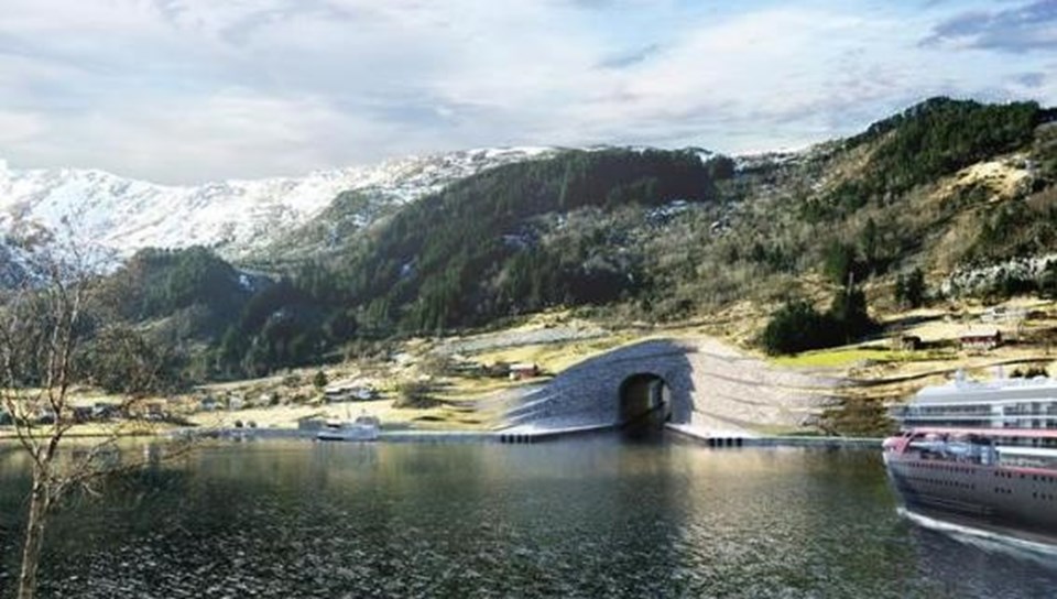 Norveç dünyanın ilk gemi tünelini yapmaya hazırlanıyor - 1